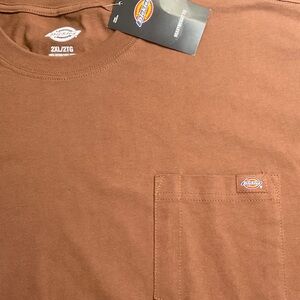 Dickies NWT Men's Chestnut Short Sleeve pocket Tee , 2xl